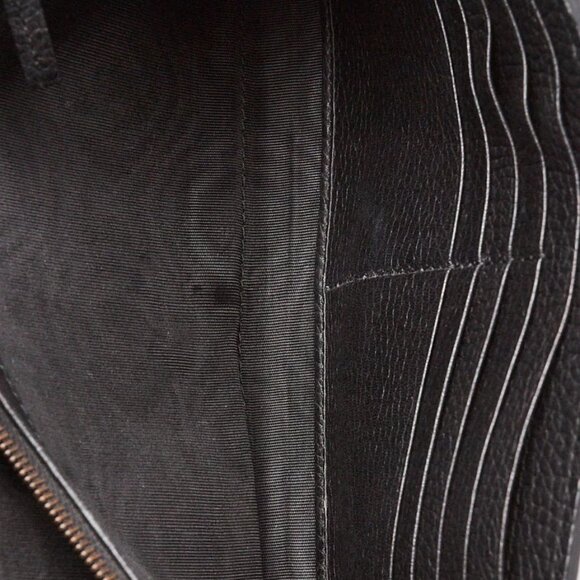 Gucci Black Pebbled Leather Marmont Mini Chain Bag - Picture 11 of 12